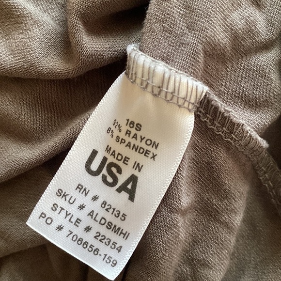 Fresh produce size small gray smoke hi low maxi dress NWT - Picture 6 of 6